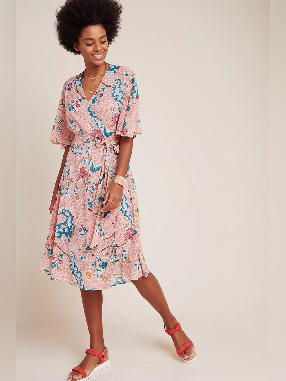 Anthropologie Maeve Adelaide Wrap dress | size M